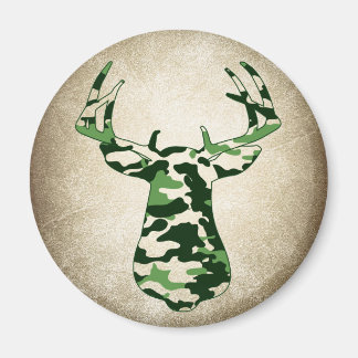 Deer Hunting Camo Buck Magneet