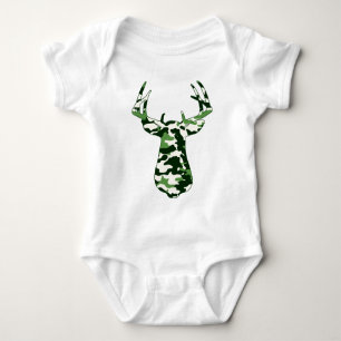 Deer Hunting Camo Buck Romper