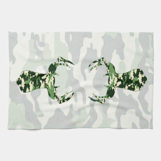 Deer Hunting Camo Buck Theedoek (Horizontaal)