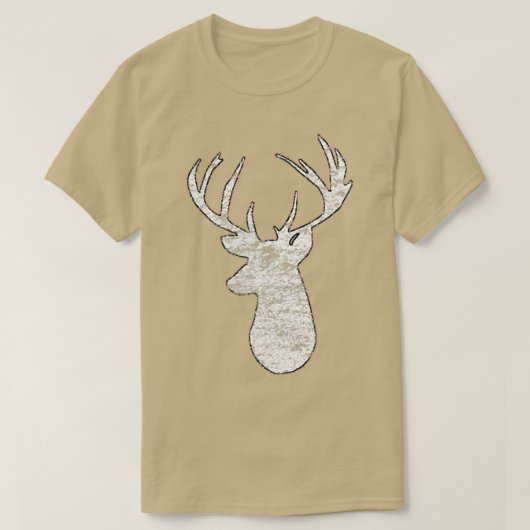 Deer Hunting Camo Flag 2Sided T-shirt (Design voorkant)