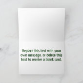 Deer Hunting Fathers Day Cards Kaart (Binnen)