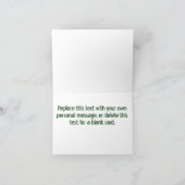 Deer Hunting Fathers Day Cards Kaart (Binnen)