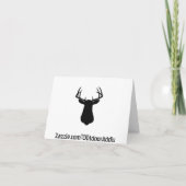 Deer Hunting Fathers Day Cards Kaart (Achterkant)