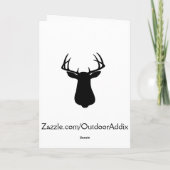 Deer Hunting Fathers Day Cards Kaart (Achterkant)