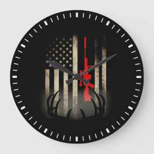 Deer hunting grote klok