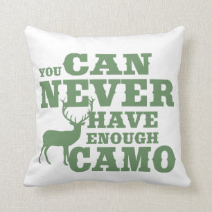 Deer Hunting Humor Camouflage Kussen