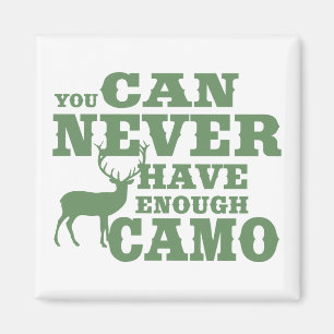 Deer Hunting Humor Camouflage Magneet
