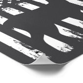 Deer Hunting Hunter Camo Usa American Flag Patriot Poster (Hoek)