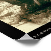 Deer Hunting in Deadwood South Dakota 1887 Poster (Hoek)