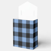 Deer Hunting Lodge Baby shower Antlers Boy Blue Bedankdoosjes (Geopend)