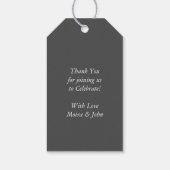 Deer Hunting Lodge Baby shower Antlers Boy Blue Cadeaulabel (Achterkant)