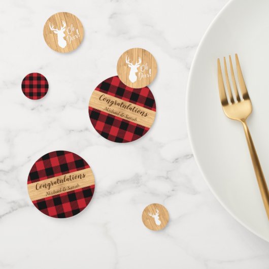 Deer Hunting Lodge Baby shower Antlers Confetti (Groep)