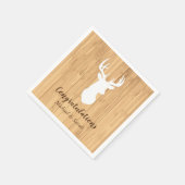 Deer Hunting Lodge Baby shower Antlers Servet (Hoek)