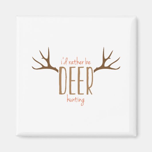 Deer Hunting Magneet (Voorkant)