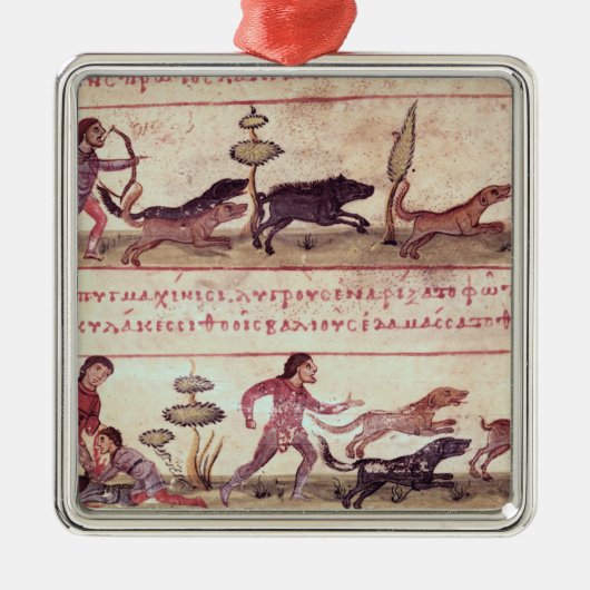 Deer Hunting Metalen Ornament (Voorkant)