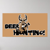 Deer Hunting Poster (Voorkant)
