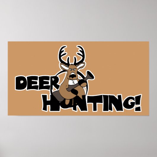 Deer Hunting Poster (Voorkant)