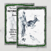 Deer Hunting-sjabloon Kaart (Voorkant / Achterkant)