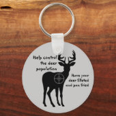 Deer Hunting Sleutelhanger (Voorkant)