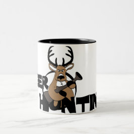Deer Hunting Tweekleurige Koffiemok