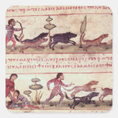 Deer Hunting Vierkante Sticker (Voorkant)