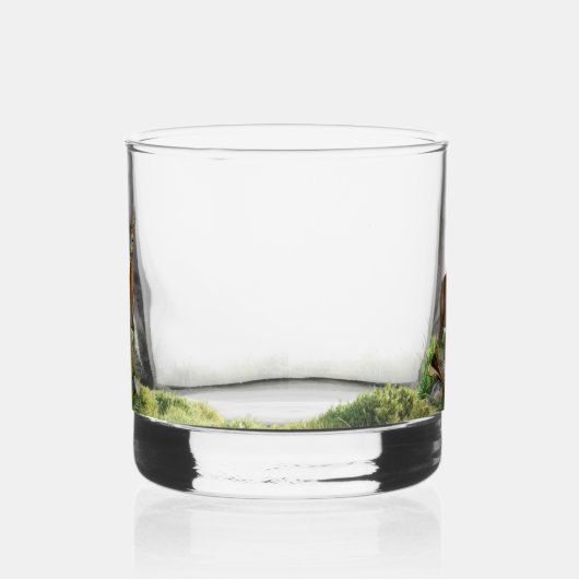 Deer Hunting Whisky Glas (Links)