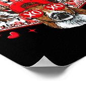 Deer Hunting Xoxo Valentine Buck Boys Cap Men Wome Poster (Hoek)