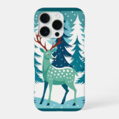 Deer Illustration Phone Case iPhone Hoesje (Achterkant)