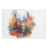 Deer in an Autumn Forest Kussensloop (Achterkant)