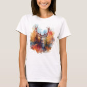 Deer in an Autumn Forest T-shirt (Voorkant)