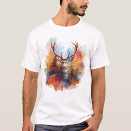 Deer in an Autumn Forest T-shirt
