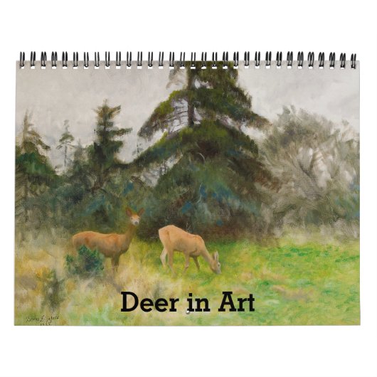 Deer in Art Kalender (Hoes)
