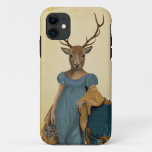 Deer in Blue Dress 2 Case-Mate iPhone Case