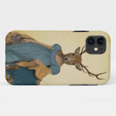 Deer in Blue Dress 2 Case-Mate iPhone Case (Achterkant (horizontaal))