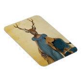 Deer in Blue Dress 2 Magneet (Rechterzijde)