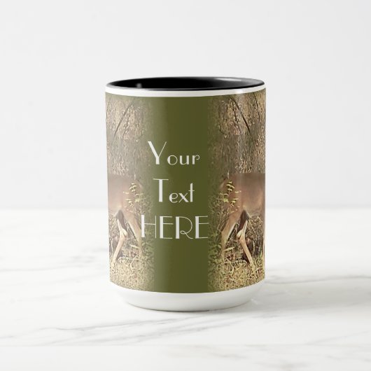 DEER in BOSSEN COFFEE-MOK Mok (Midden)