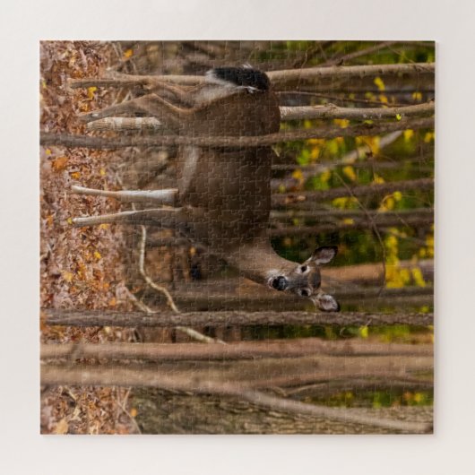 Deer in Bossen Legpuzzel (Horizontaal)