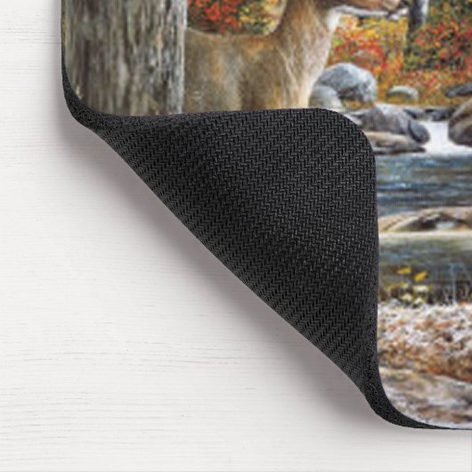 Deer in Bossen Mousepad Muismat (Hoek)