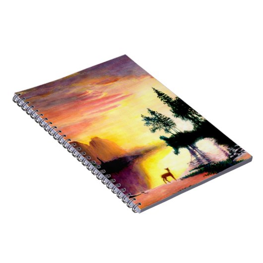 Deer in Dawn Notitieboek (Rechterzijde)