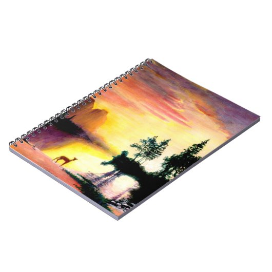 Deer in Dawn Notitieboek (Linkerzijde)