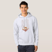 Deer in de Birch bossen Hoodie (Voorkant volledig)