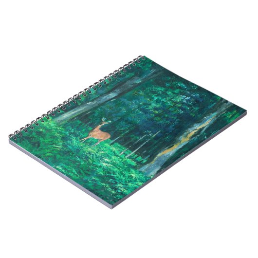 Deer in de Bossen Notitieboek (Linkerzijde)