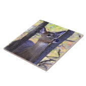 Deer in de Bossen Tegeltje (Zijkant)