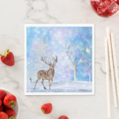 Deer in de Bossen van de winter Servet (Insitu)