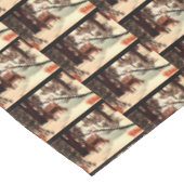 DEER IN DE BOSSTE Tafel Tafelkleed (Gekanteld)