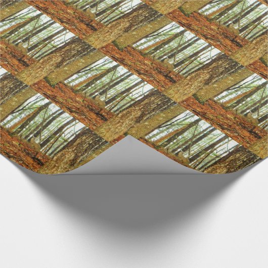 Deer in de Misty Pines Cadeaupapier (Hoek)