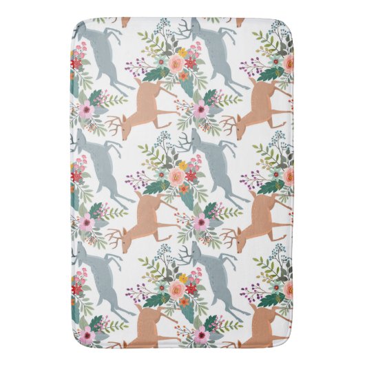 Deer in de tuin badmat (Voorkant Verticaal)