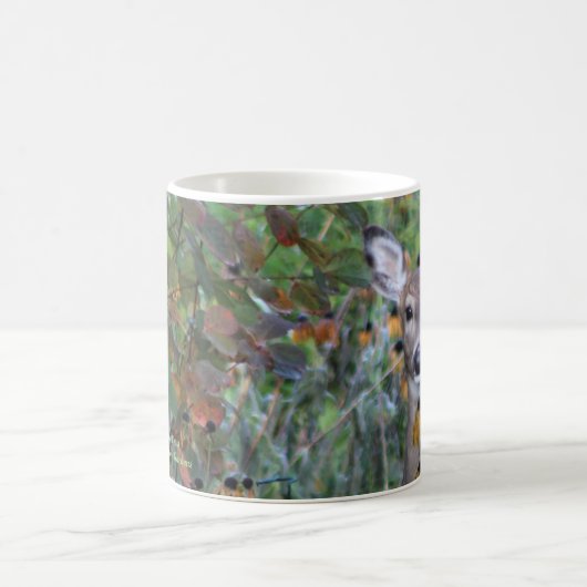 Deer in de tuinen na de vorst koffiemok (Center)