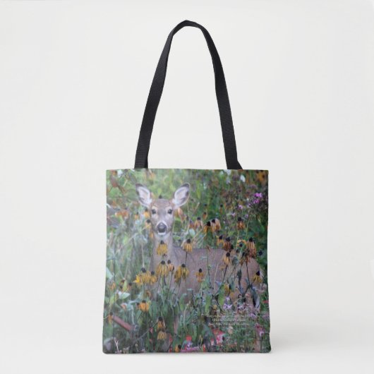 Deer in de tuinen na de vorst tote bag (Voorkant)