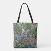 Deer in de tuinen na de vorst tote bag (Achterkant)